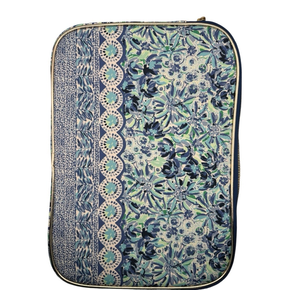 Lilly Pulitzer Floral Padded Laptop‎ Case 15"x10" NWOT
